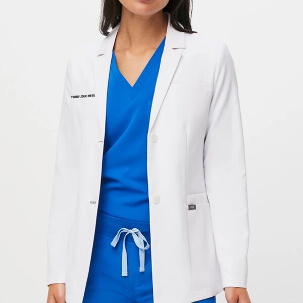 Women's Bellevue Slim Short Lab Coat Thumbnail
