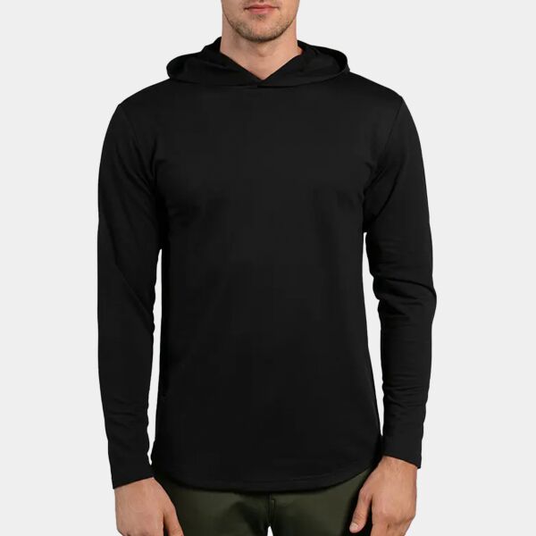 Hooded Drop-Cut Long Sleeve Thumbnail