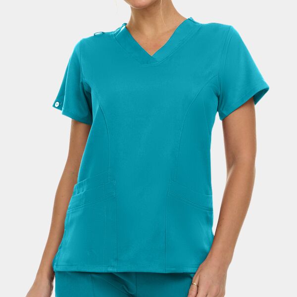 Eleanor V-Neck Scrub Top Thumbnail