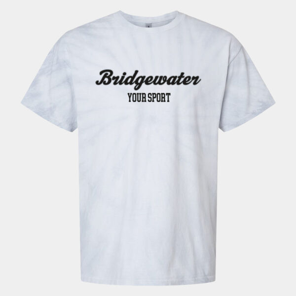 Personalized Cyclone Pinwheel Tie-Dyed T-Shirt Thumbnail