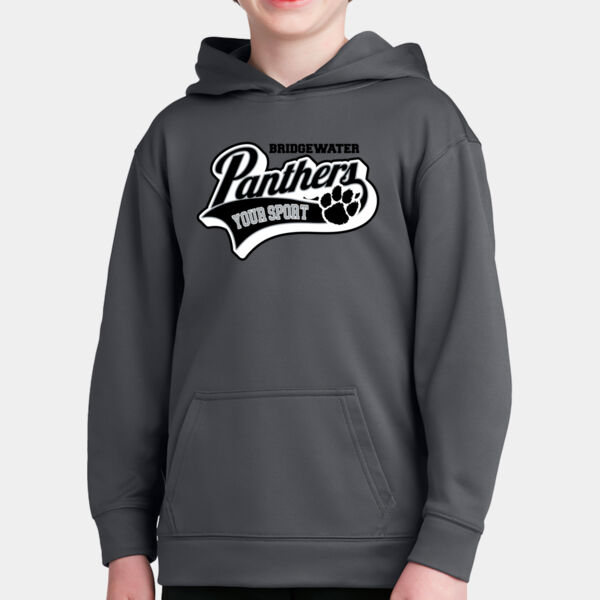 Personalized Youth Sport Wick ® Fleece Hooded Pullover Thumbnail