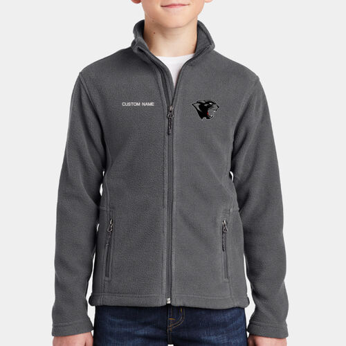 Personalized Youth Value Fleece Embroidered Jacket Thumbnail